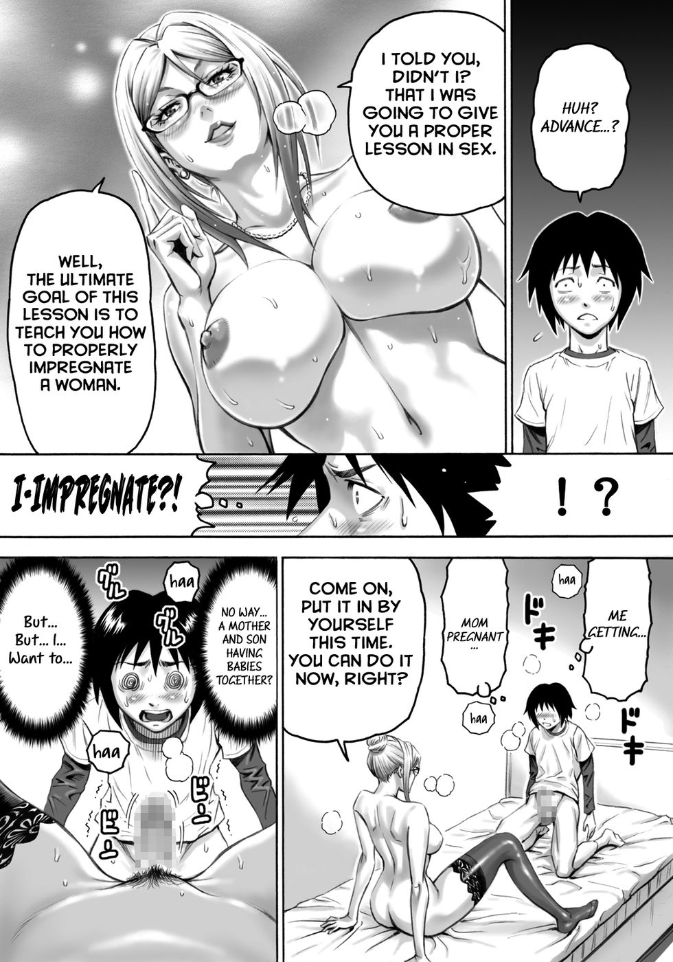 Hentai Manga Comic-S-type Mom's Strict Baby-making Sex Education-Read-29